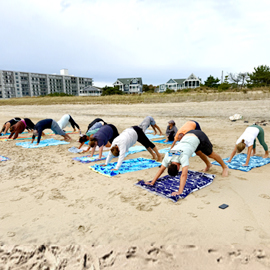 company retreat yoga